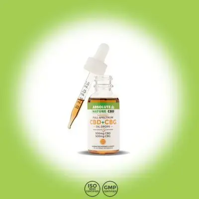 Full Spectrum 1000mg CBG & CBD Oil Drops / Tincture – 30ml –